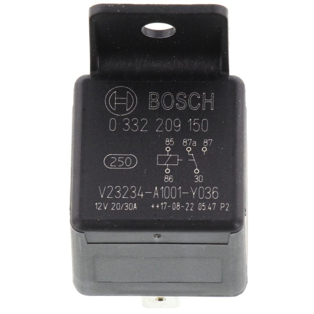 Bosch Mini Relay 12V changeover 30/20A 0332209150 M&J Auto Solutions