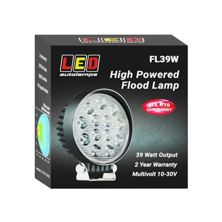 FL39W - LED Autolamps 39 Watt Heavy Duty Flood Lamp -