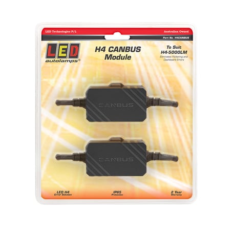 H4CANBUS - LED AUTOLAMPS LED H4 CANBUS ERROR ELIMINATOR TWIN PACK