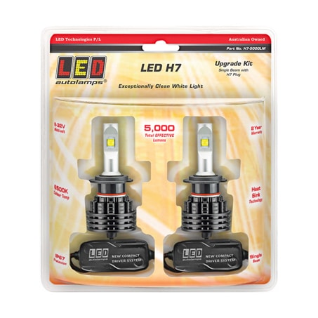 H7-5000LM - LED Autolamps H7 LED Headlamp Upgrade Kit-