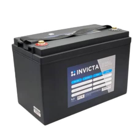 Invicta 12.8v 100Ah 1200cca Hybrid Starter (LiFePO4) Battery - SNLH31H _ Sized